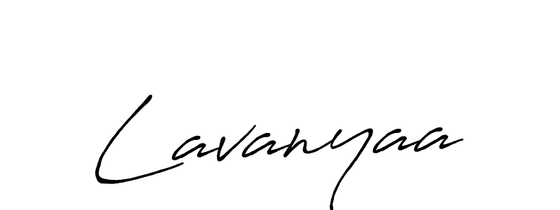 Antro_Vectra_Bolder is a professional signature style that is perfect for those who want to add a touch of class to their signature. It is also a great choice for those who want to make their signature more unique. Get Lavanyaa name to fancy signature for free. Lavanyaa signature style 7 images and pictures png