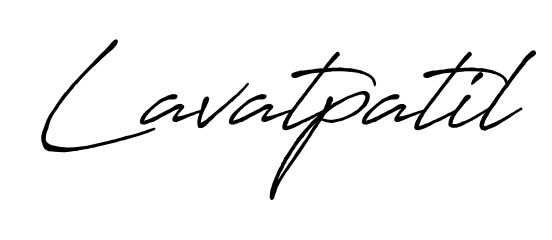 Looking for an artistic signature for Lavatpatil? The Antro_Vectra_Bolder calligraphy style gives a sophisticated flow suitable for business cards and emails. Lavatpatil signature style 7 images and pictures png