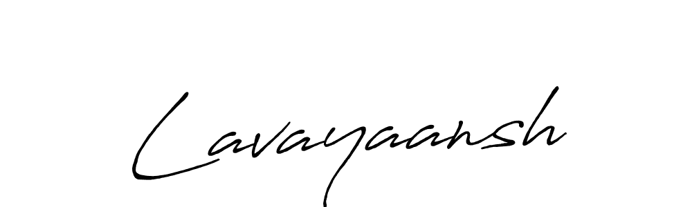 How to make Lavayaansh name signature. Use Antro_Vectra_Bolder style for creating short signs online. This is the latest handwritten sign. Lavayaansh signature style 7 images and pictures png