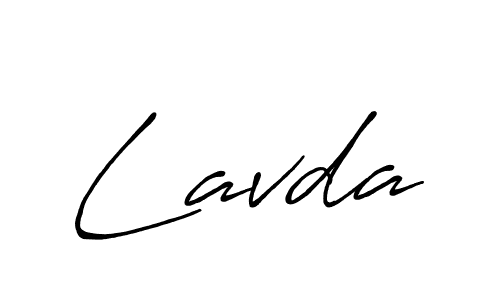 It looks lik you need a new signature style for name Lavda. Design unique handwritten (Antro_Vectra_Bolder) signature with our free signature maker in just a few clicks. Lavda signature style 7 images and pictures png