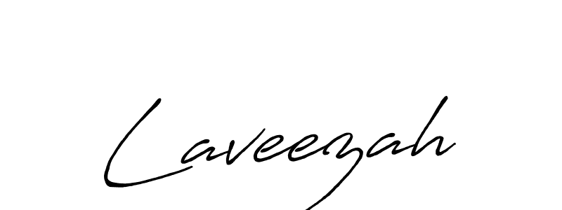 Use a signature maker to create a handwritten signature online. With this signature software, you can design (Antro_Vectra_Bolder) your own signature for name Laveezah. Laveezah signature style 7 images and pictures png