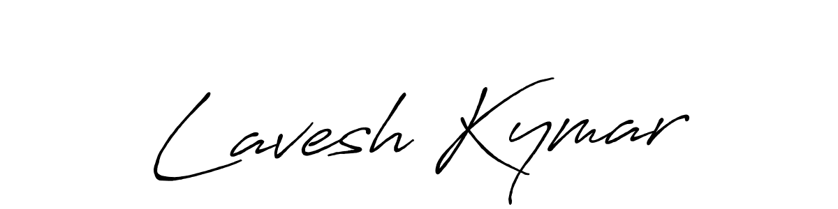 Create a beautiful signature design for name Lavesh Kymar. With this signature (Antro_Vectra_Bolder) fonts, you can make a handwritten signature for free. Lavesh Kymar signature style 7 images and pictures png