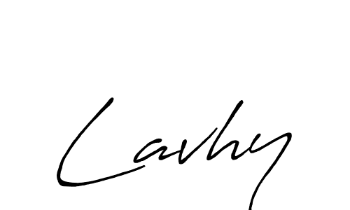 Create a beautiful signature design for name Lavhy. With this signature (Antro_Vectra_Bolder) fonts, you can make a handwritten signature for free. Lavhy signature style 7 images and pictures png