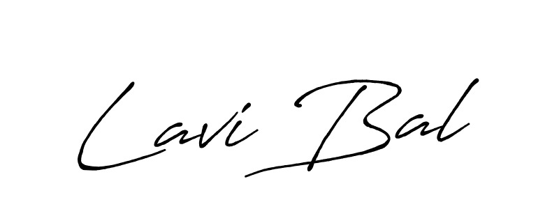 Also we have Lavi Bal name is the best signature style. Create professional handwritten signature collection using Antro_Vectra_Bolder autograph style. Lavi Bal signature style 7 images and pictures png