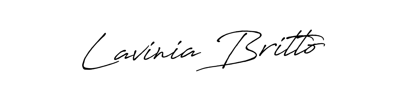 How to make Lavinia Britto signature? Antro_Vectra_Bolder is a professional autograph style. Create handwritten signature for Lavinia Britto name. Lavinia Britto signature style 7 images and pictures png