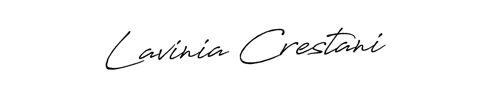 You should practise on your own different ways (Antro_Vectra_Bolder) to write your name (Lavinia Crestani) in signature. don't let someone else do it for you. Lavinia Crestani signature style 7 images and pictures png