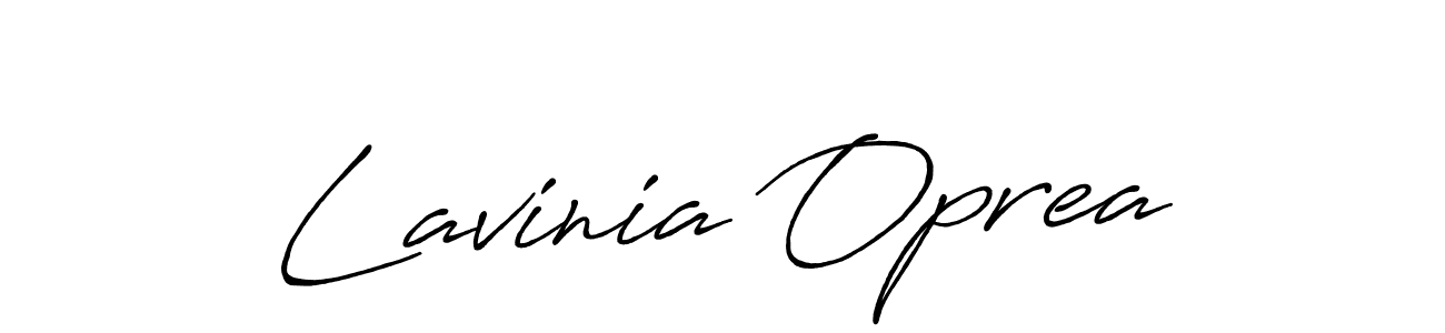 You should practise on your own different ways (Antro_Vectra_Bolder) to write your name (Lavinia Oprea) in signature. don't let someone else do it for you. Lavinia Oprea signature style 7 images and pictures png