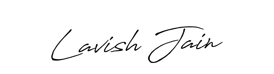 You should practise on your own different ways (Antro_Vectra_Bolder) to write your name (Lavish Jain) in signature. don't let someone else do it for you. Lavish Jain signature style 7 images and pictures png