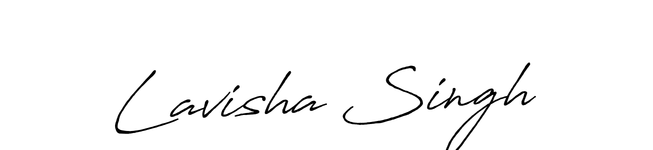 Once you've used our free online signature maker to create your best signature Antro_Vectra_Bolder style, it's time to enjoy all of the benefits that Lavisha Singh name signing documents. Lavisha Singh signature style 7 images and pictures png