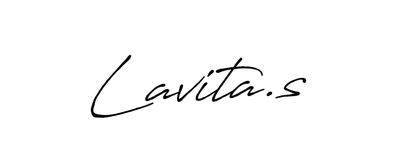 Antro_Vectra_Bolder is a professional signature style that is perfect for those who want to add a touch of class to their signature. It is also a great choice for those who want to make their signature more unique. Get Lavita.s name to fancy signature for free. Lavita.s signature style 7 images and pictures png