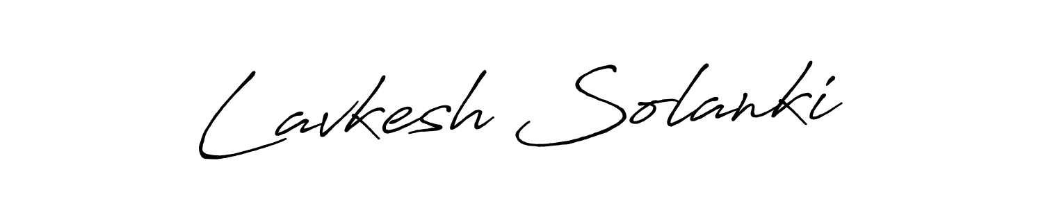 How to make Lavkesh Solanki signature? Antro_Vectra_Bolder is a professional autograph style. Create handwritten signature for Lavkesh Solanki name. Lavkesh Solanki signature style 7 images and pictures png