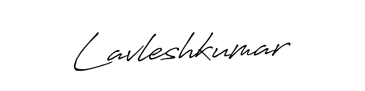 Make a beautiful signature design for name Lavleshkumar. With this signature (Antro_Vectra_Bolder) style, you can create a handwritten signature for free. Lavleshkumar signature style 7 images and pictures png