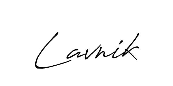 How to make Lavnik signature? Antro_Vectra_Bolder is a professional autograph style. Create handwritten signature for Lavnik name. Lavnik signature style 7 images and pictures png