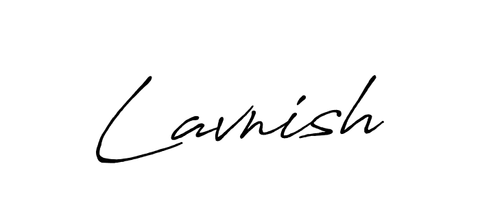 Create a beautiful signature design for name Lavnish. With this signature (Antro_Vectra_Bolder) fonts, you can make a handwritten signature for free. Lavnish signature style 7 images and pictures png