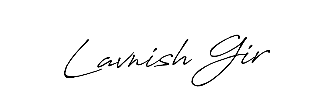 Also we have Lavnish Gir name is the best signature style. Create professional handwritten signature collection using Antro_Vectra_Bolder autograph style. Lavnish Gir signature style 7 images and pictures png