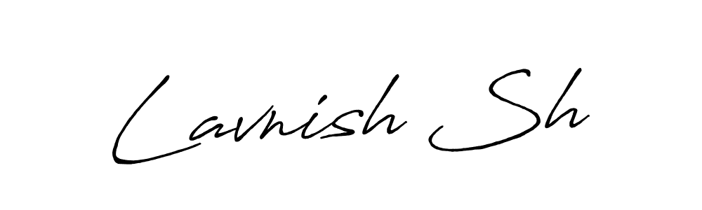 How to make Lavnish Sh signature? Antro_Vectra_Bolder is a professional autograph style. Create handwritten signature for Lavnish Sh name. Lavnish Sh signature style 7 images and pictures png