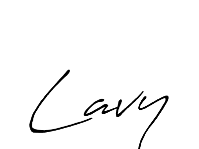 It looks lik you need a new signature style for name Lavy. Design unique handwritten (Antro_Vectra_Bolder) signature with our free signature maker in just a few clicks. Lavy signature style 7 images and pictures png