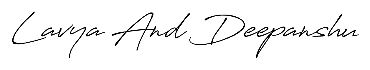 Make a beautiful signature design for name Lavya And Deepanshu. Use this online signature maker to create a handwritten signature for free. Lavya And Deepanshu signature style 7 images and pictures png