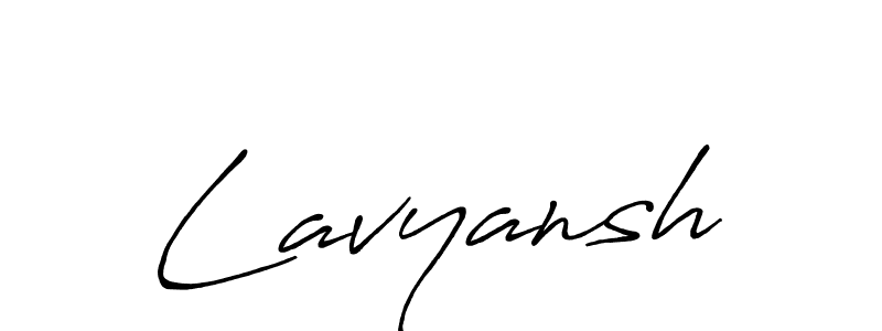 How to make Lavyansh name signature. Use Antro_Vectra_Bolder style for creating short signs online. This is the latest handwritten sign. Lavyansh signature style 7 images and pictures png