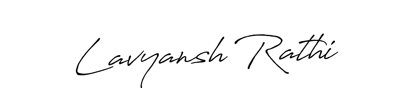 You should practise on your own different ways (Antro_Vectra_Bolder) to write your name (Lavyansh Rathi) in signature. don't let someone else do it for you. Lavyansh Rathi signature style 7 images and pictures png