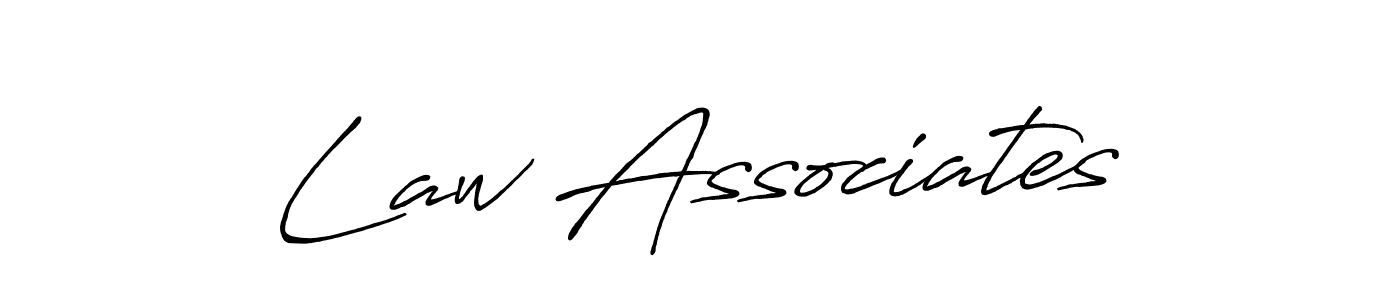 How to make Law Associates signature? Antro_Vectra_Bolder is a professional autograph style. Create handwritten signature for Law Associates name. Law Associates signature style 7 images and pictures png