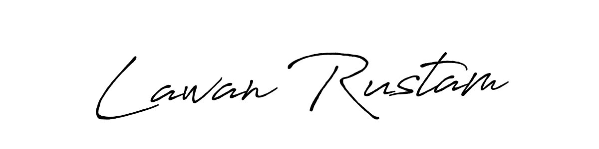 Use a signature maker to create a handwritten signature online. With this signature software, you can design (Antro_Vectra_Bolder) your own signature for name Lawan Rustam. Lawan Rustam signature style 7 images and pictures png