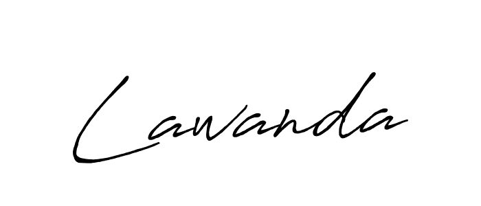 Design your own signature with our free online signature maker. With this signature software, you can create a handwritten (Antro_Vectra_Bolder) signature for name Lawanda. Lawanda signature style 7 images and pictures png