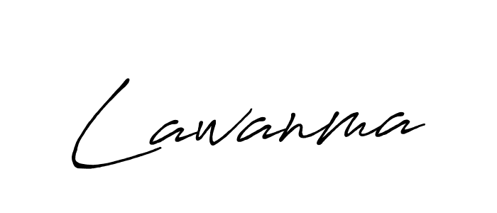 Lawanma stylish signature style. Best Handwritten Sign (Antro_Vectra_Bolder) for my name. Handwritten Signature Collection Ideas for my name Lawanma. Lawanma signature style 7 images and pictures png