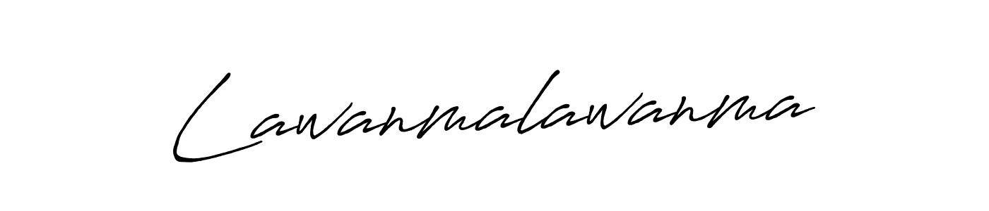 Create a beautiful signature design for name Lawanmalawanma. With this signature (Antro_Vectra_Bolder) fonts, you can make a handwritten signature for free. Lawanmalawanma signature style 7 images and pictures png