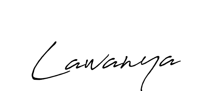 Make a beautiful signature design for name Lawanya. With this signature (Antro_Vectra_Bolder) style, you can create a handwritten signature for free. Lawanya signature style 7 images and pictures png
