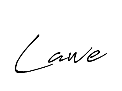 How to make Lawe signature? Antro_Vectra_Bolder is a professional autograph style. Create handwritten signature for Lawe name. Lawe signature style 7 images and pictures png