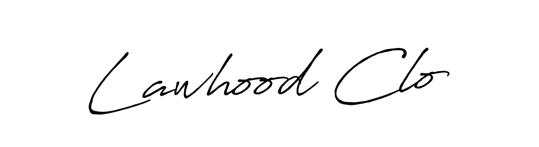 Also You can easily find your signature by using the search form. We will create Lawhood Clo name handwritten signature images for you free of cost using Antro_Vectra_Bolder sign style. Lawhood Clo signature style 7 images and pictures png