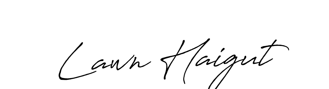 Design your own signature with our free online signature maker. With this signature software, you can create a handwritten (Antro_Vectra_Bolder) signature for name Lawn Haigut. Lawn Haigut signature style 7 images and pictures png