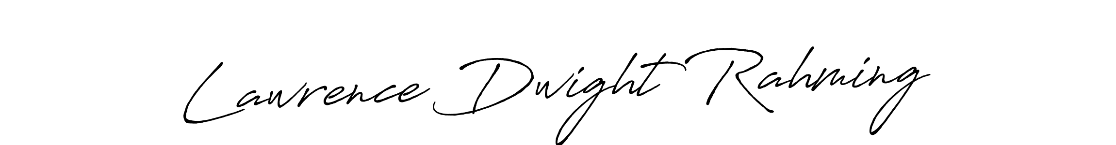 Make a beautiful signature design for name Lawrence Dwight Rahming. With this signature (Antro_Vectra_Bolder) style, you can create a handwritten signature for free. Lawrence Dwight Rahming signature style 7 images and pictures png