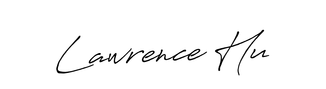 Design your own signature with our free online signature maker. With this signature software, you can create a handwritten (Antro_Vectra_Bolder) signature for name Lawrence Hu. Lawrence Hu signature style 7 images and pictures png