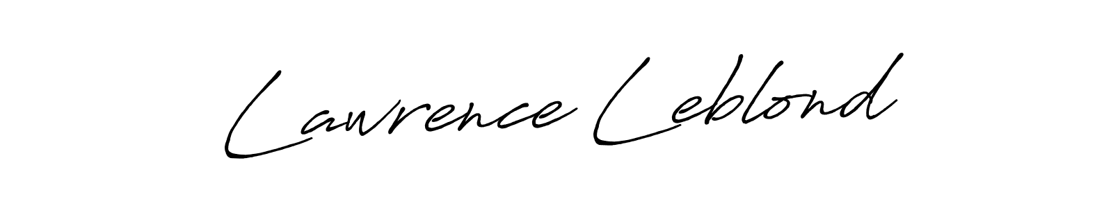 Lawrence Leblond stylish signature style. Best Handwritten Sign (Antro_Vectra_Bolder) for my name. Handwritten Signature Collection Ideas for my name Lawrence Leblond. Lawrence Leblond signature style 7 images and pictures png