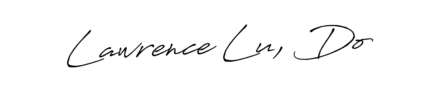 It looks lik you need a new signature style for name Lawrence Lu, Do. Design unique handwritten (Antro_Vectra_Bolder) signature with our free signature maker in just a few clicks. Lawrence Lu, Do signature style 7 images and pictures png