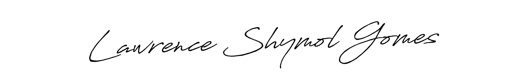 How to make Lawrence Shymol Gomes signature? Antro_Vectra_Bolder is a professional autograph style. Create handwritten signature for Lawrence Shymol Gomes name. Lawrence Shymol Gomes signature style 7 images and pictures png