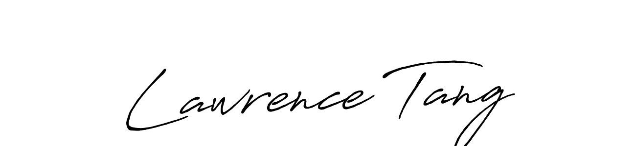 Similarly Antro_Vectra_Bolder is the best handwritten signature design. Signature creator online .You can use it as an online autograph creator for name Lawrence Tang. Lawrence Tang signature style 7 images and pictures png