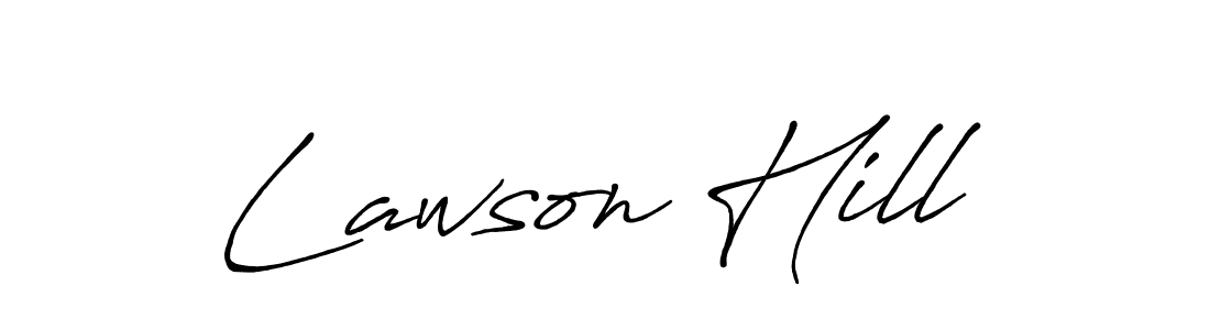 Make a beautiful signature design for name Lawson Hill. With this signature (Antro_Vectra_Bolder) style, you can create a handwritten signature for free. Lawson Hill signature style 7 images and pictures png