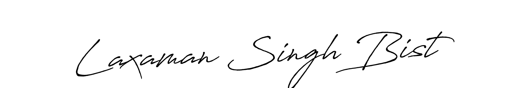 Design your own signature with our free online signature maker. With this signature software, you can create a handwritten (Antro_Vectra_Bolder) signature for name Laxaman Singh Bist. Laxaman Singh Bist signature style 7 images and pictures png