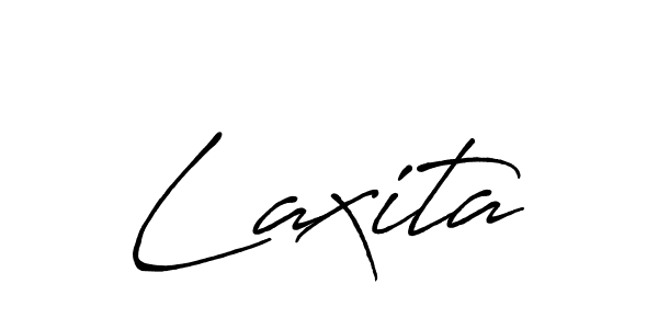 Make a beautiful signature design for name Laxita. With this signature (Antro_Vectra_Bolder) style, you can create a handwritten signature for free. Laxita signature style 7 images and pictures png