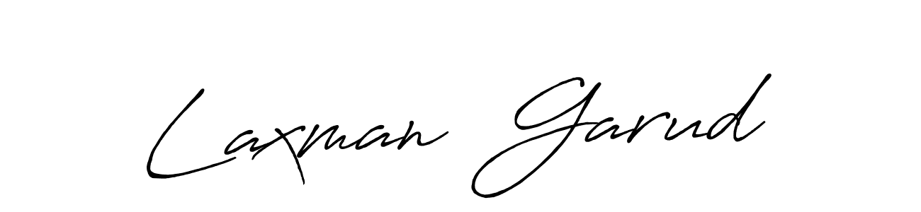 Laxman  Garud stylish signature style. Best Handwritten Sign (Antro_Vectra_Bolder) for my name. Handwritten Signature Collection Ideas for my name Laxman  Garud. Laxman  Garud signature style 7 images and pictures png