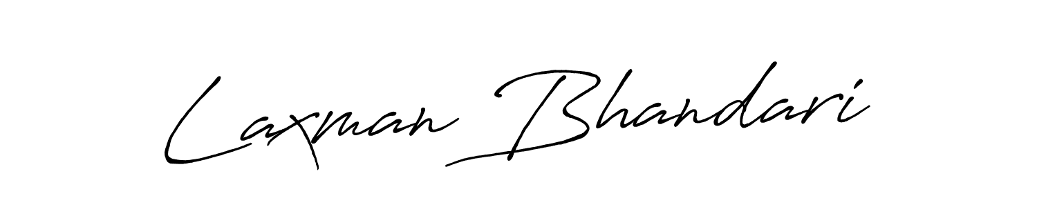 The best way (Antro_Vectra_Bolder) to make a short signature is to pick only two or three words in your name. The name Laxman Bhandari include a total of six letters. For converting this name. Laxman Bhandari signature style 7 images and pictures png