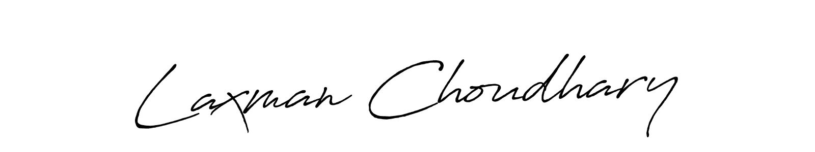 It looks lik you need a new signature style for name Laxman Choudhary. Design unique handwritten (Antro_Vectra_Bolder) signature with our free signature maker in just a few clicks. Laxman Choudhary signature style 7 images and pictures png