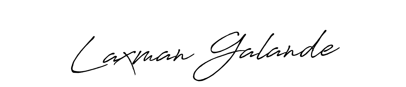 Create a beautiful signature design for name Laxman Galande. With this signature (Antro_Vectra_Bolder) fonts, you can make a handwritten signature for free. Laxman Galande signature style 7 images and pictures png
