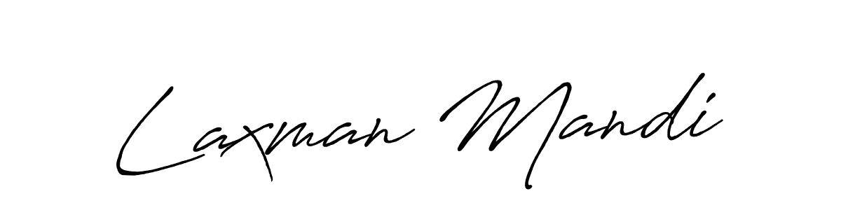 Design your own signature with our free online signature maker. With this signature software, you can create a handwritten (Antro_Vectra_Bolder) signature for name Laxman Mandi. Laxman Mandi signature style 7 images and pictures png