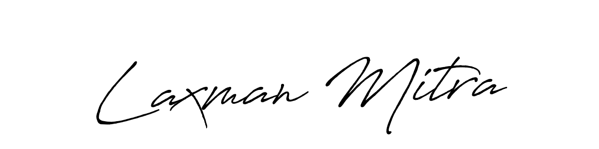 How to make Laxman Mitra signature? Antro_Vectra_Bolder is a professional autograph style. Create handwritten signature for Laxman Mitra name. Laxman Mitra signature style 7 images and pictures png