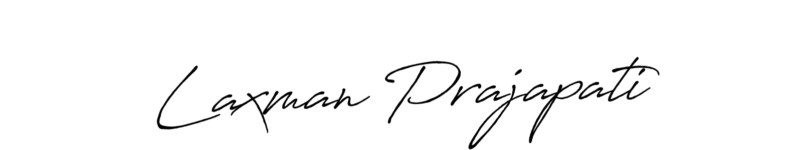 Laxman Prajapati stylish signature style. Best Handwritten Sign (Antro_Vectra_Bolder) for my name. Handwritten Signature Collection Ideas for my name Laxman Prajapati. Laxman Prajapati signature style 7 images and pictures png