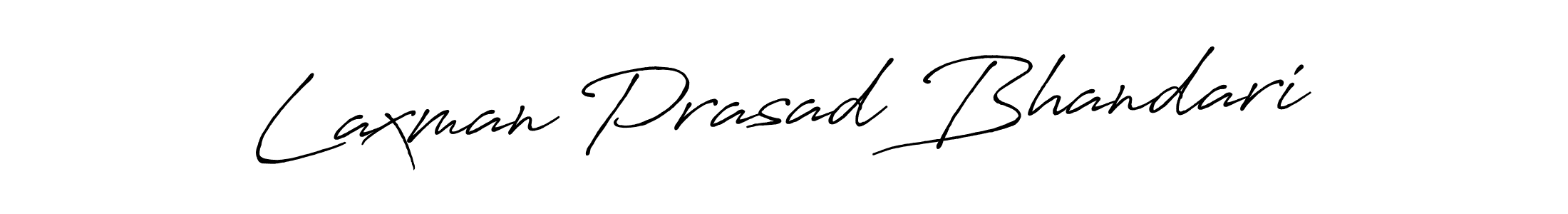 How to Draw Laxman Prasad Bhandari signature style? Antro_Vectra_Bolder is a latest design signature styles for name Laxman Prasad Bhandari. Laxman Prasad Bhandari signature style 7 images and pictures png